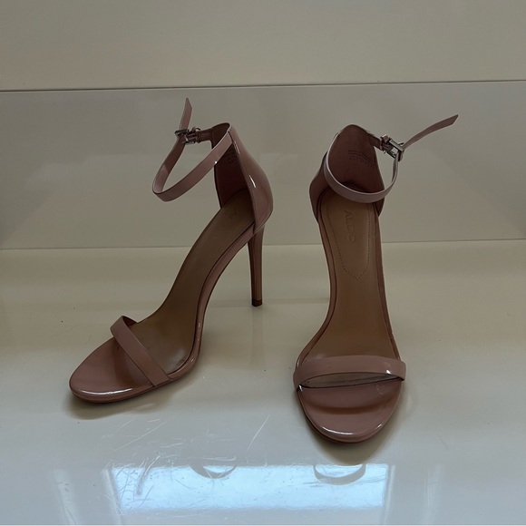 Women’s nude strappy heels, brand Aldo, size 6.5, worn a few times, like new - Picture 7 of 7